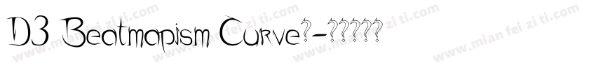 D3 Beatmapism Curve字字体转换
